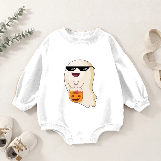 trick or treat thug life Baby Romper Sweatshirts