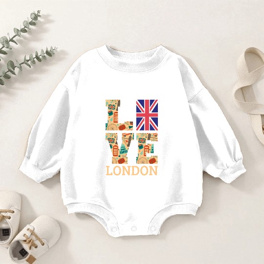 London Baby Romper Sweatshirts