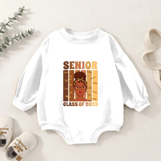 Senior Class Of 2023 Back To School Graduation Baby Romper Sweatshirts