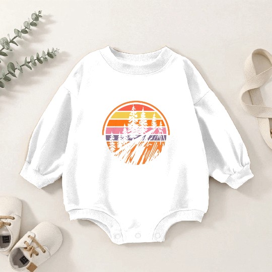 Wildlife Trees Outdoors Nature Hiking Baby Romper Sweatshirts