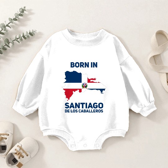 Santiago de los Caballeros Dominican Republic Baby Romper Sweatshirts