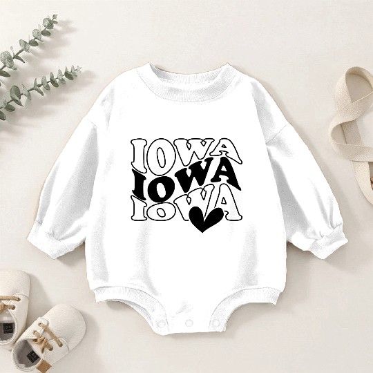 Iowa Women Baby Romper Sweatshirts & Women Pullover