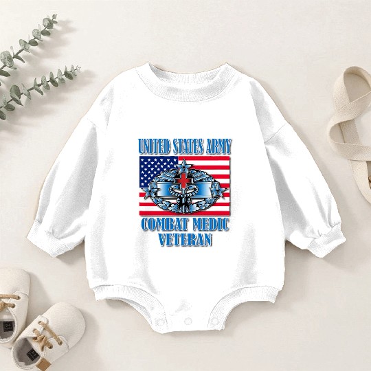 Combat Medic 4th Award Memorable Us Baby Romper Sweatshirts