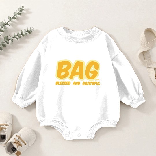 BAG Blessed And Grateful Baby Romper Sweatshirts