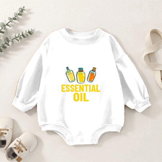Essential Oil Diffuser Peppermint Aromatherapy Baby Romper Sweatshirts
