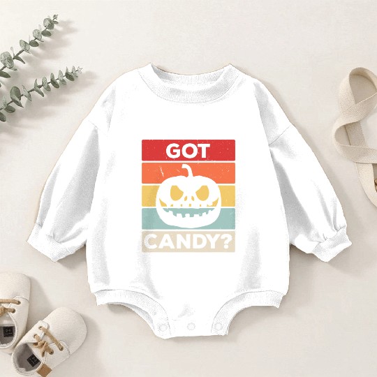 Got Candy Trick Or Treat Pumpkin Jack Baby Romper Sweatshirts