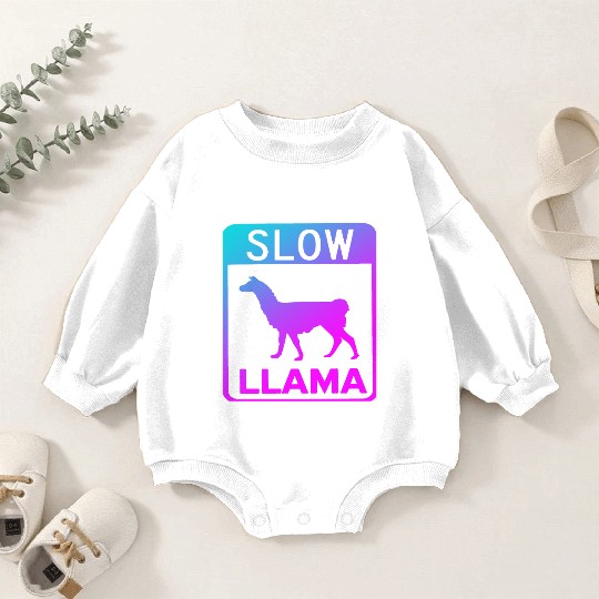 Phish Slow Llama Baby Romper Sweatshirts