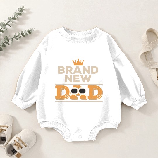 Brand New Dad Sunglasses Newborn Baby Romper Sweatshirts