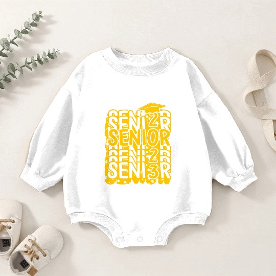 Graduation Baby Romper Sweatshirts, Senior Class Of 2023 Gift End