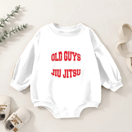 Brazilian Jiu Jitsu Old Guys Roll BJJ Training Jiu Baby Romper Sweatshirts