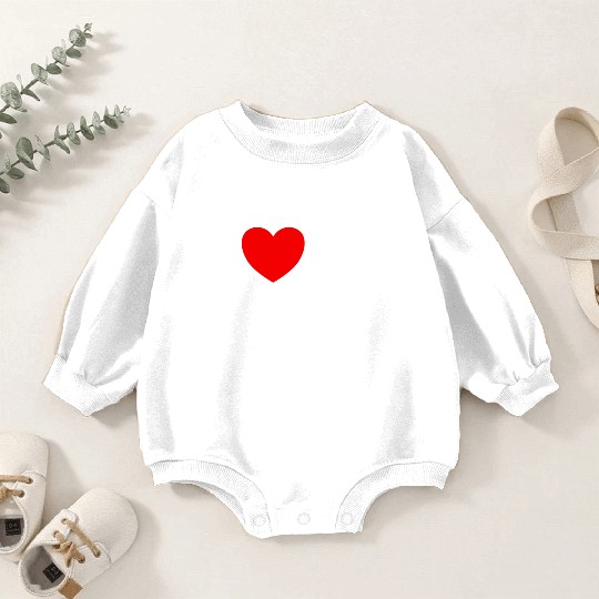 I Love My Hot White Boyfriend Red Heartmatching co Baby Romper Sweatshirts