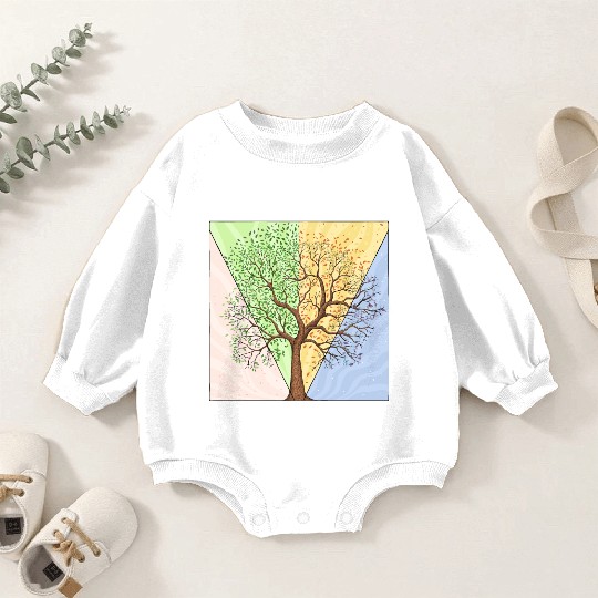 Four Seasons Trees Baby Romper Sweatshirts