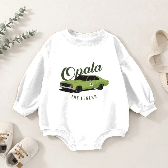 THE LEGEND OPALA CAR VINTAGE Baby Romper Sweatshirts