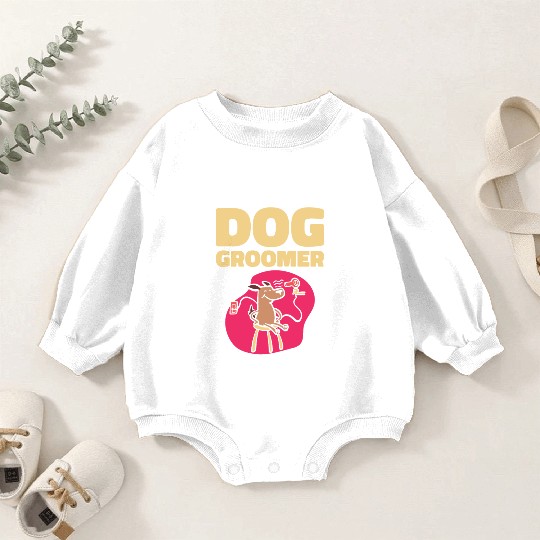 Dog Groomer Canine Grooming Hygiene Baby Romper Sweatshirts