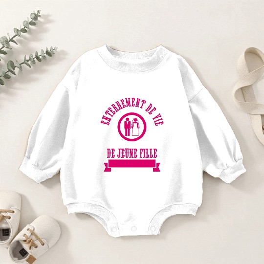 Funny Wedding bride bachelorette party 2023 Baby Romper Sweatshirts