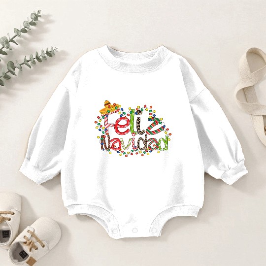 Feliz Navidad Song Christmas Merry Christmas Baby Romper Sweatshirts
