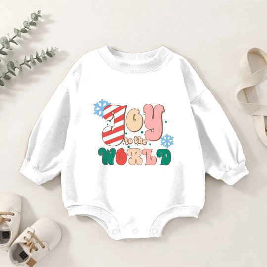 Joy To The World Baby Romper Sweatshirts