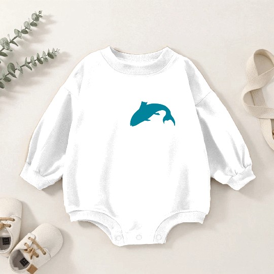 I love Trout Fishing and maybe 3 people Baby Romper Sweatshirts