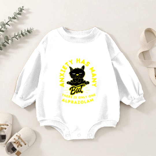 ANXIETY HAS MANY Baby Romper Sweatshirts