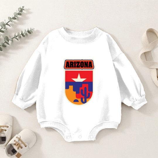 US States Arizonna Baby Romper Sweatshirts