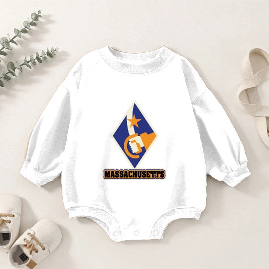 US States MASSACHUSETTS Baby Romper Sweatshirts