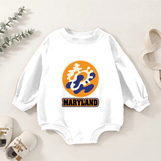 US States MARYLAND Baby Romper Sweatshirts