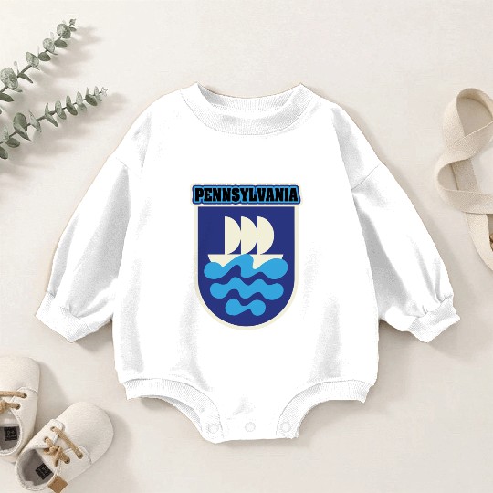 US States PENNSYLVANIA Baby Romper Sweatshirts