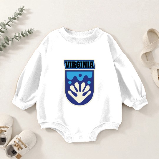 US States VIRGINIA Baby Romper Sweatshirts