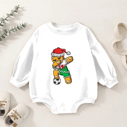 Christmas Baby Romper Sweatshirts, Soccer Boy Jersey Dabbing