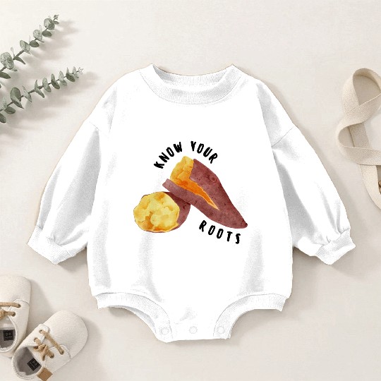 Sweet Potato - The Roots Series Baby Romper Sweatshirts