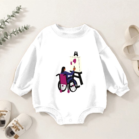Painting lovers Baby Romper Sweatshirts