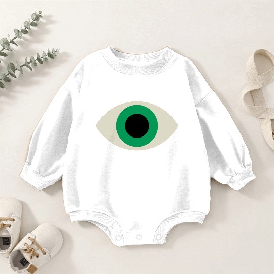 Green Eye Baby Romper Sweatshirts