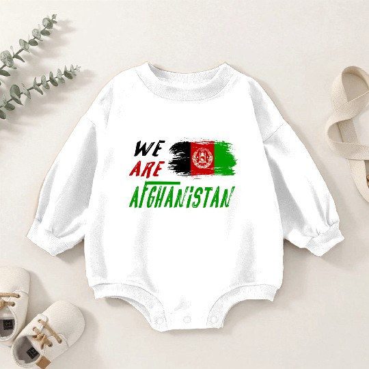 We are Afghanistan Baby Romper Sweatshirts