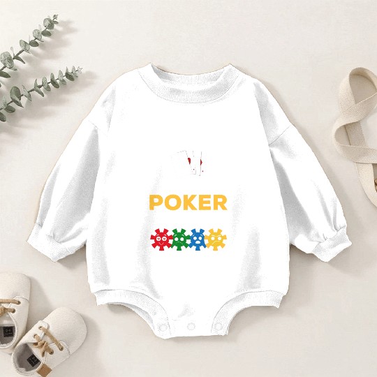 Poker Player - This Is My Lucky Poker Baby Romper Sweatshirts - Poke