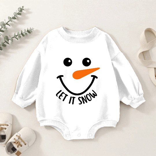 let it snow Baby Romper Sweatshirts