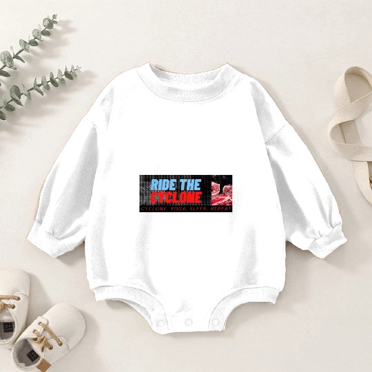 RIDE THE CYCLONE, YOGA, SLEEP, REPEAT Baby Romper Sweatshirts