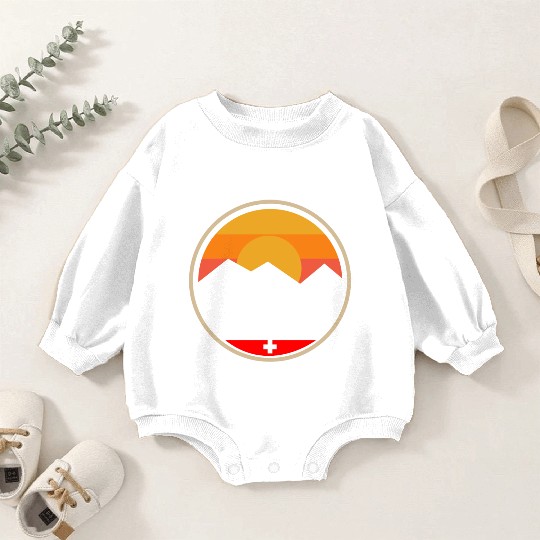 Switzerland Neutrality Home Baby Romper Sweatshirts