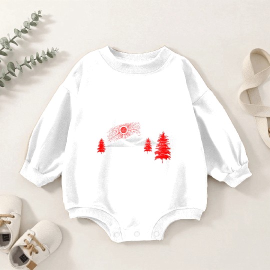 Switzerland Mountains State Baby Romper Sweatshirts