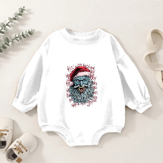 bad santa Baby Romper Sweatshirts