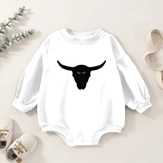 Night Black Bull Baby Romper Sweatshirts
