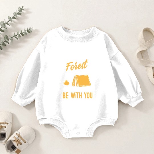 May The Forest Be With You Baby Romper Sweatshirts