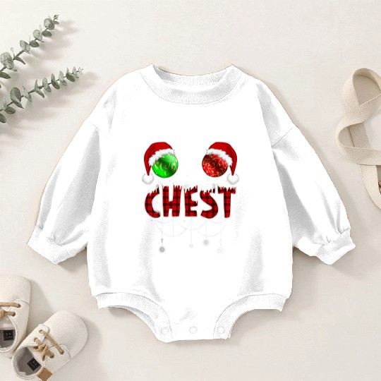 Chest Nuts Christmas Funny Matching Couple Baby Romper Sweatshirts