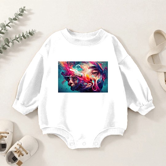 Ai Art Baby Romper Sweatshirts