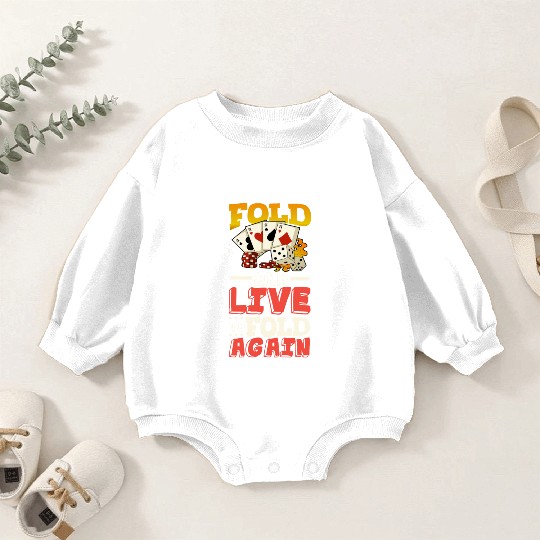 Poker Casino Poker Player Gambling Roulette Gift Baby Romper Sweatshirts