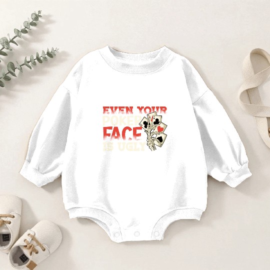 Poker Casino Poker Player Gambling Roulette Gift Baby Romper Sweatshirts