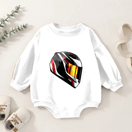 Formula Racing Helmet Motorcycle Racing Helmet Go Baby Romper Sweatshirts