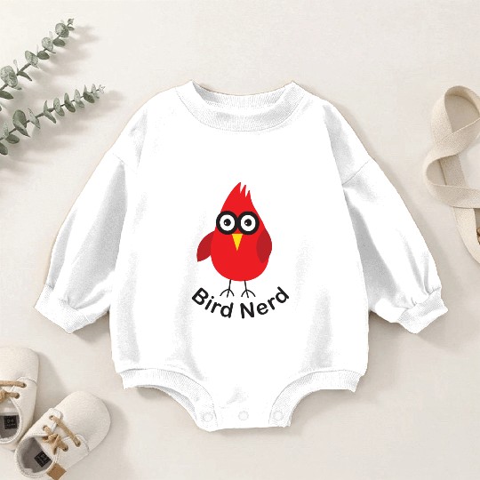 Bird Nerd Baby Romper Sweatshirts
