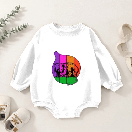 Wombat Onion - Wombat Onion Baby Romper Sweatshirts