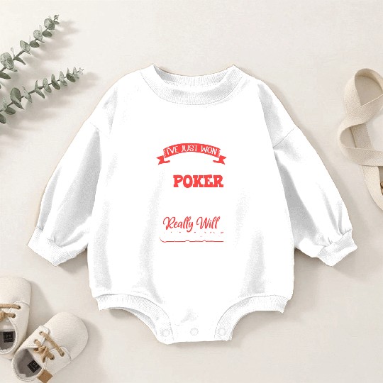 Poker Casino Poker Player Gambling Roulette Gift Baby Romper Sweatshirts