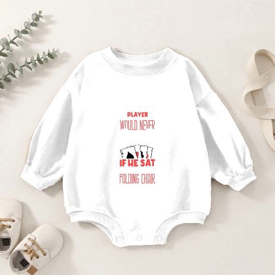 Poker Casino Poker Player Gambling Roulette Gift Baby Romper Sweatshirts